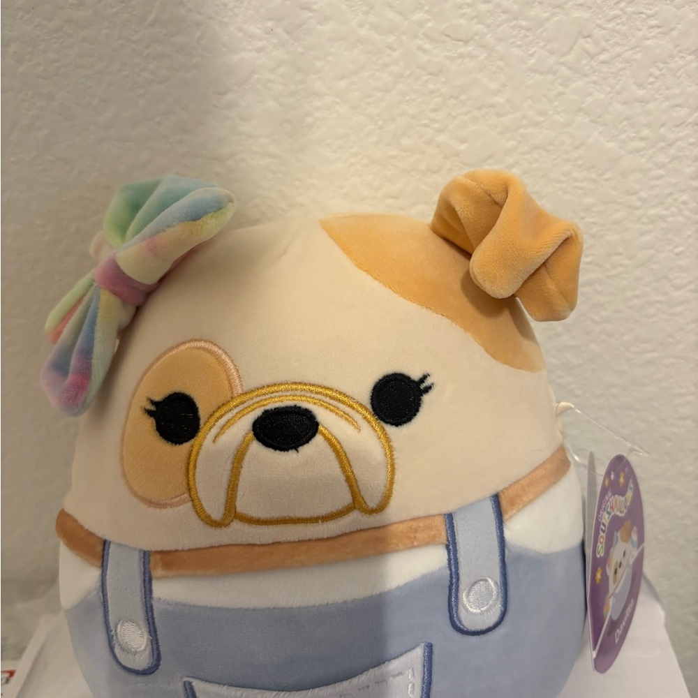 Squishmallows Blue and Tan Stuffed Animal Bear - Picture 2 of 5